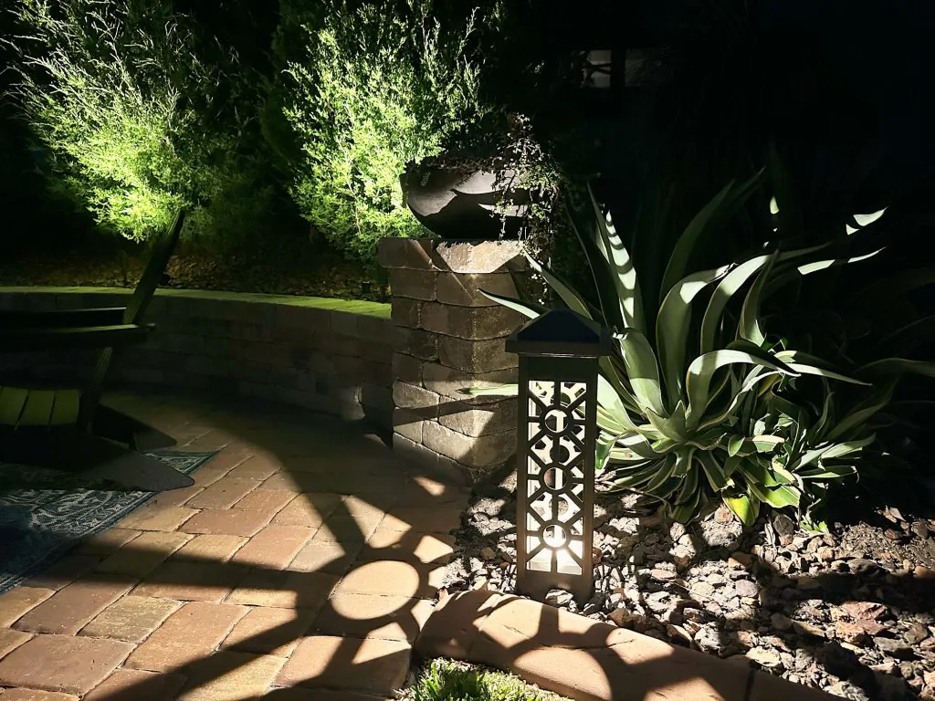 Lighting On Patio At Night