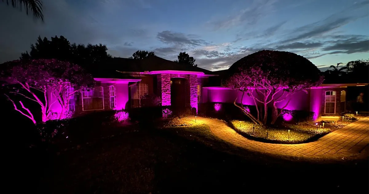 Color Led Landscape Lighting