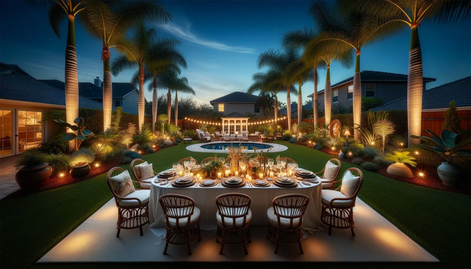 Florida Backyard Lighting